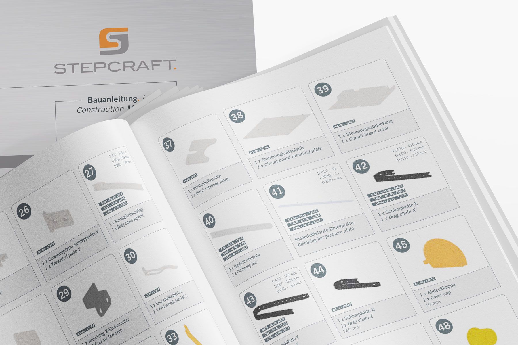 CNC-Bausatz Bauanleitung Stepcraft