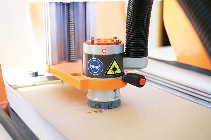 Stepcraft Lasern statt fräsen