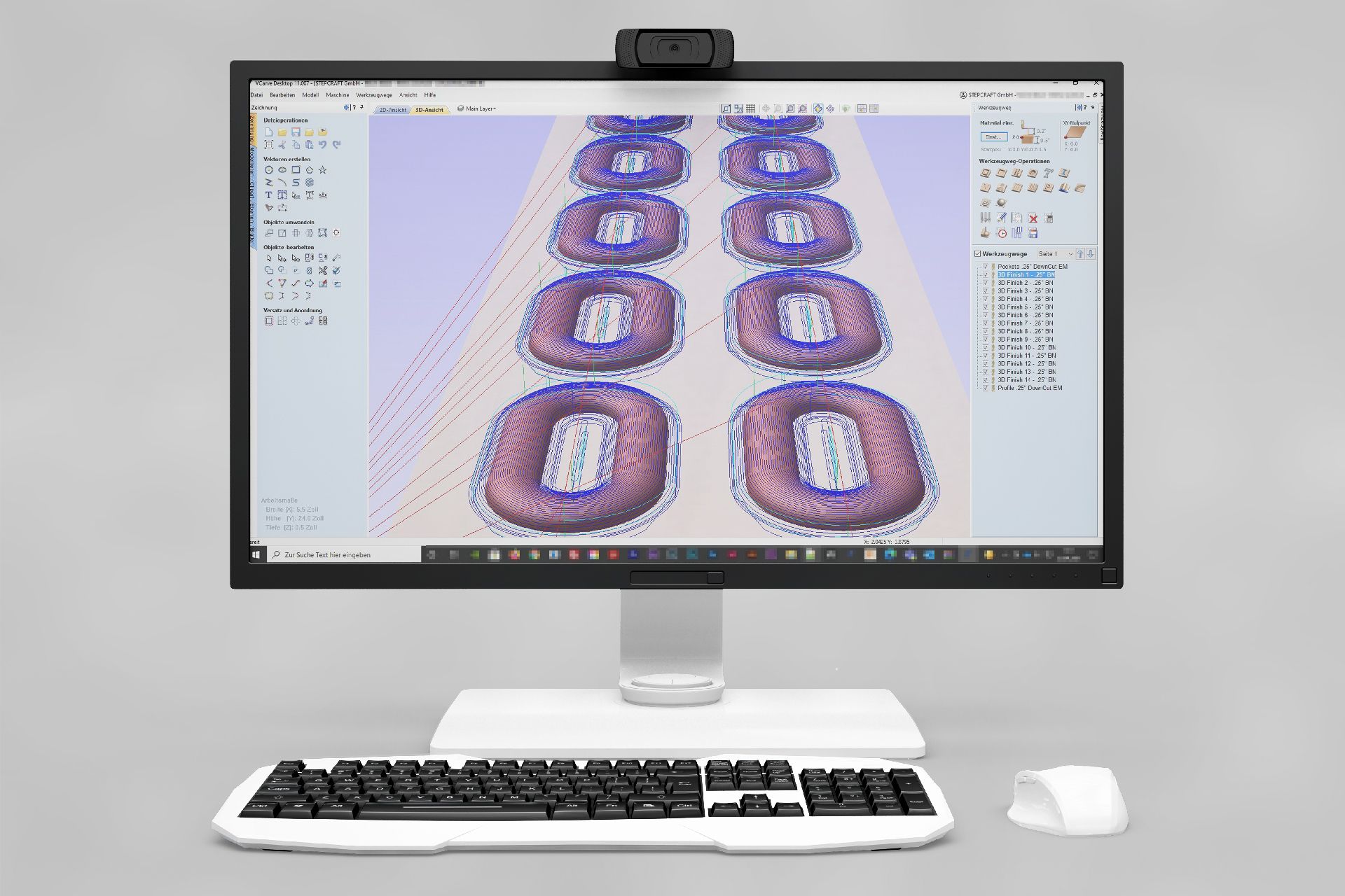 CAM CAD Programm VCARVE